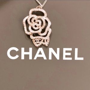 Authentic Chanel Camelia necklace